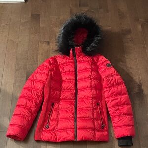 Nautica Red Jacket with removable hood